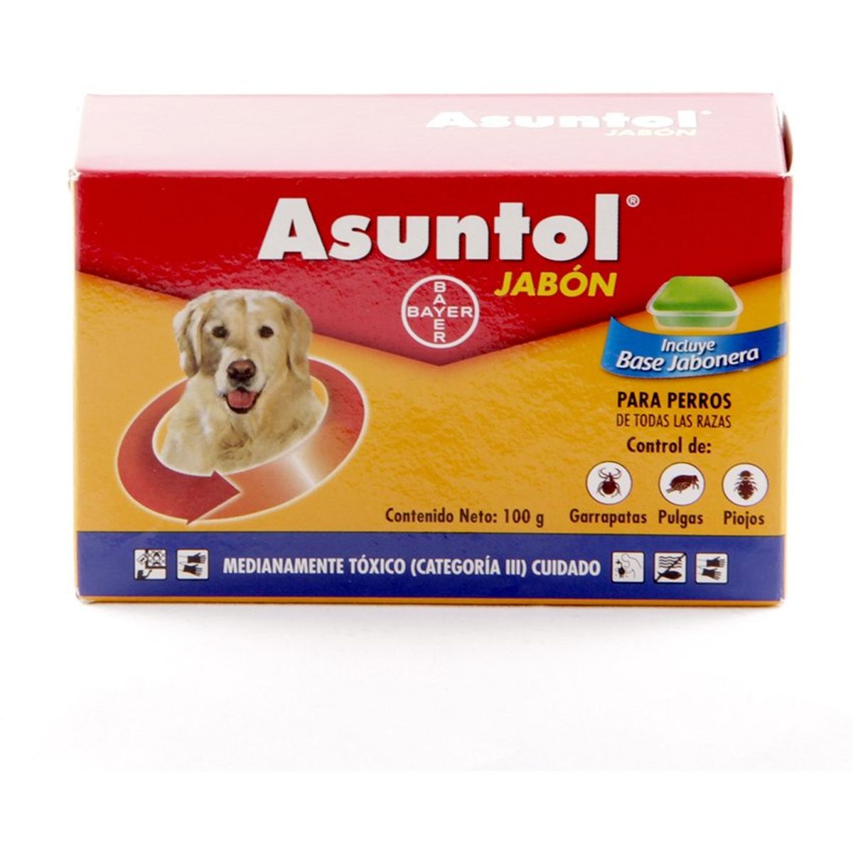BOEHRINGER INGELHEIM - Jabon Asuntol Antipulgas Perros Gatos 100G