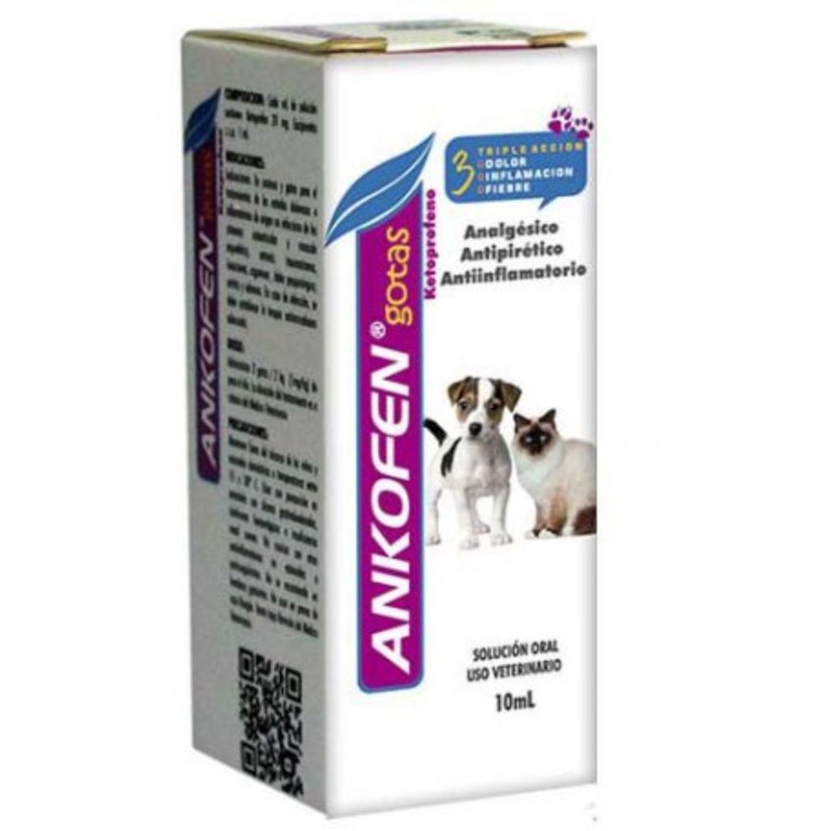 BOEHRINGER INGELHEIM - Ankofen Gotas Analgesico Antiinflamatorio Perros Gatos 10Ml