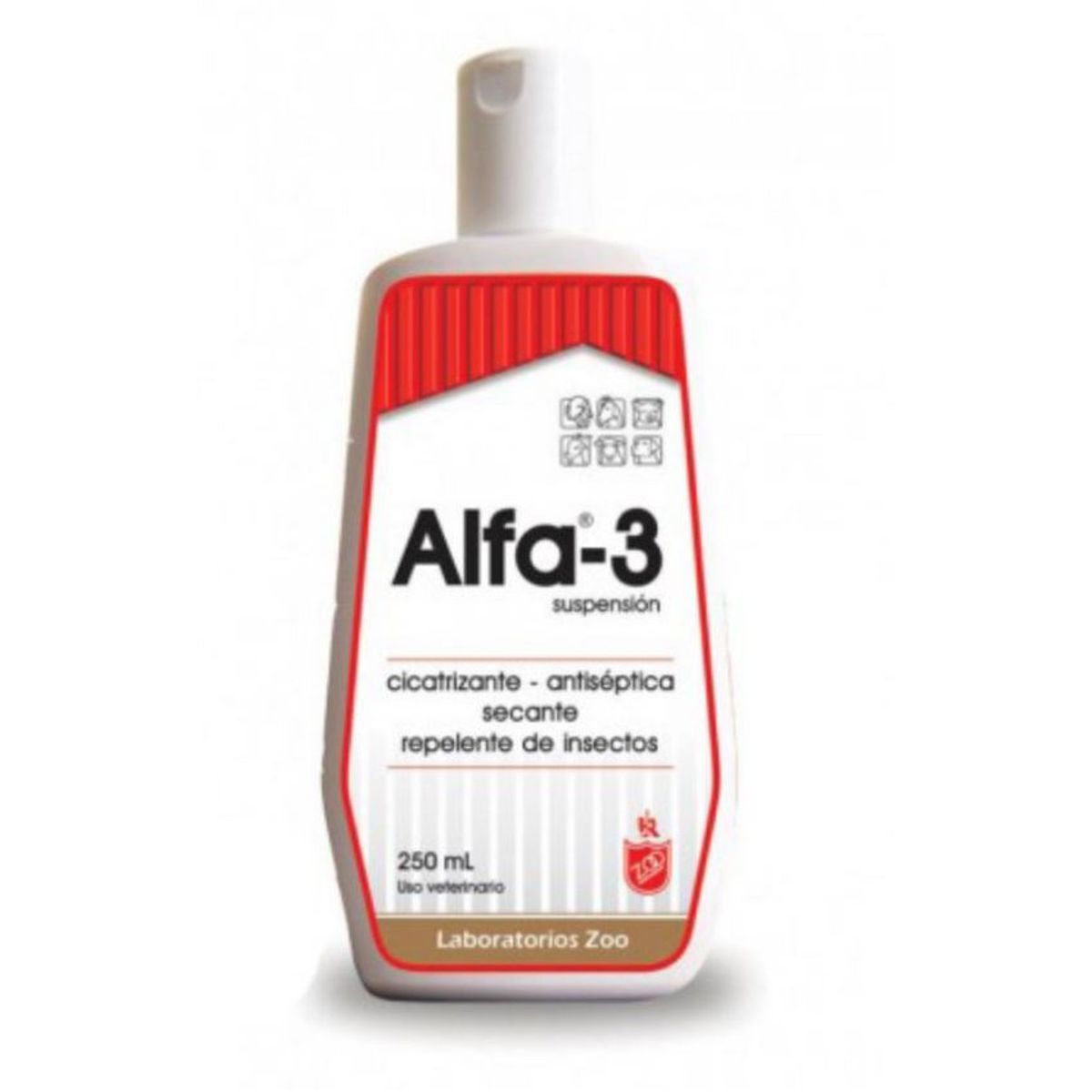 BOEHRINGER INGELHEIM - Alfa 3 Crema Desinfectante Cicatrizante Piel Perros 250Ml