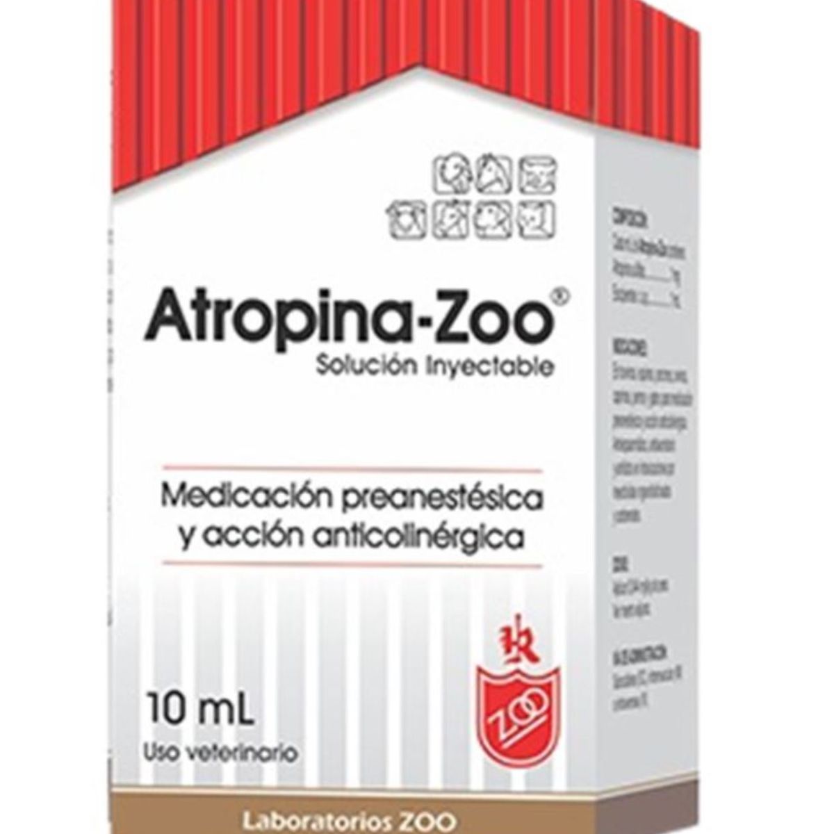 GENERICO - Atropina Zoo Solucion Inyectable x10ml