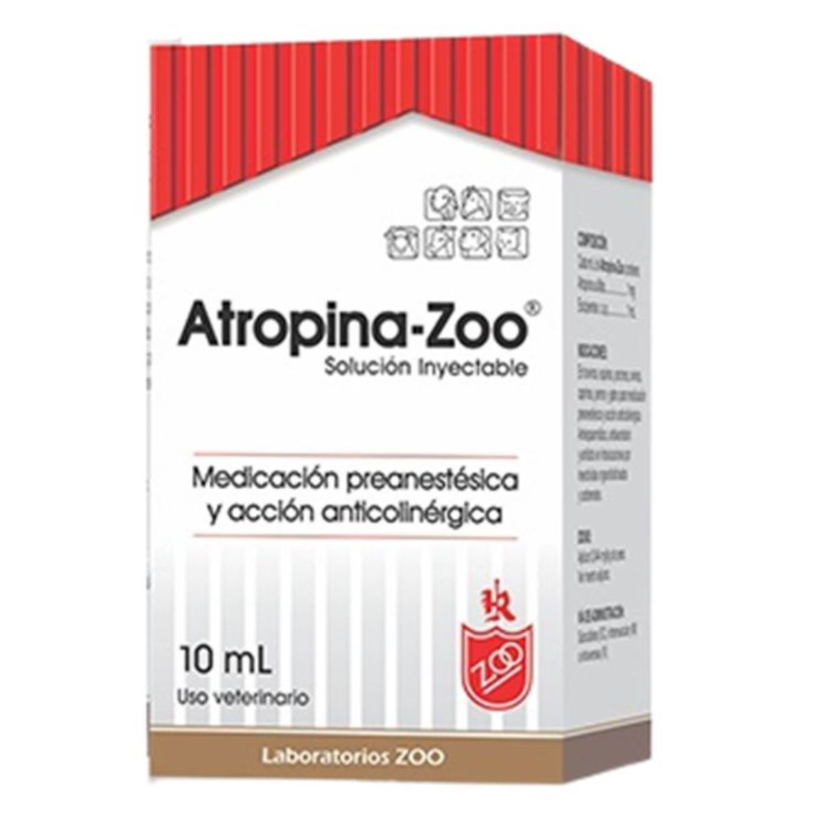 GENERICO - Atropina Zoo Solucion Inyectable x10ml