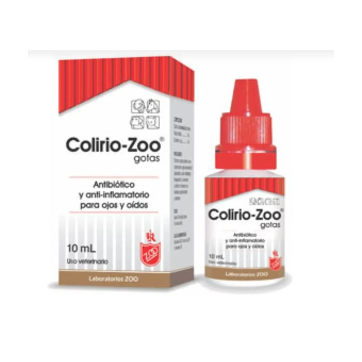 BOEHRINGER INGELHEIM - Colirio Zoo Solucion Oftalmica Perros Gatos 10Ml
