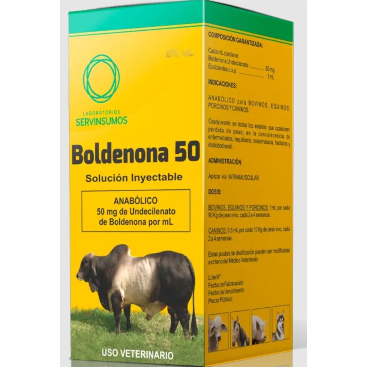 GENERICO - Boldenona 50 Inyectable x 250ml
