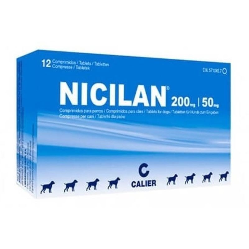 BOEHRINGER INGELHEIM - Nicilan Antibiotico Perros Gatos 200Mg Tabletas