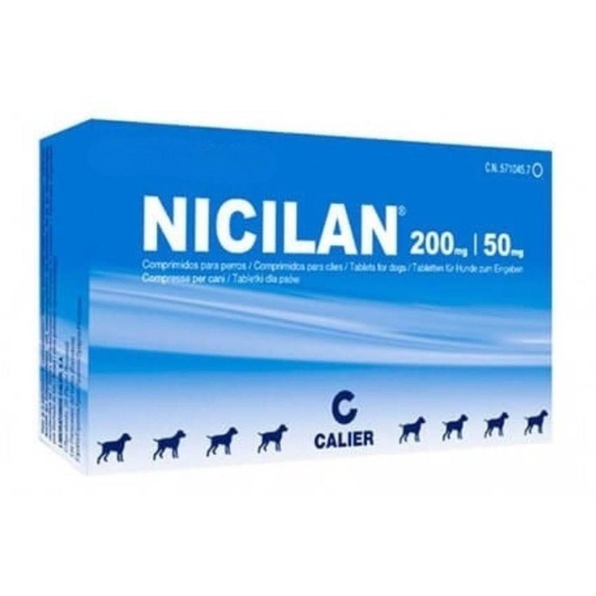 BOEHRINGER INGELHEIM - Nicilan Antibiotico Perros Gatos 200Mg Tabletas