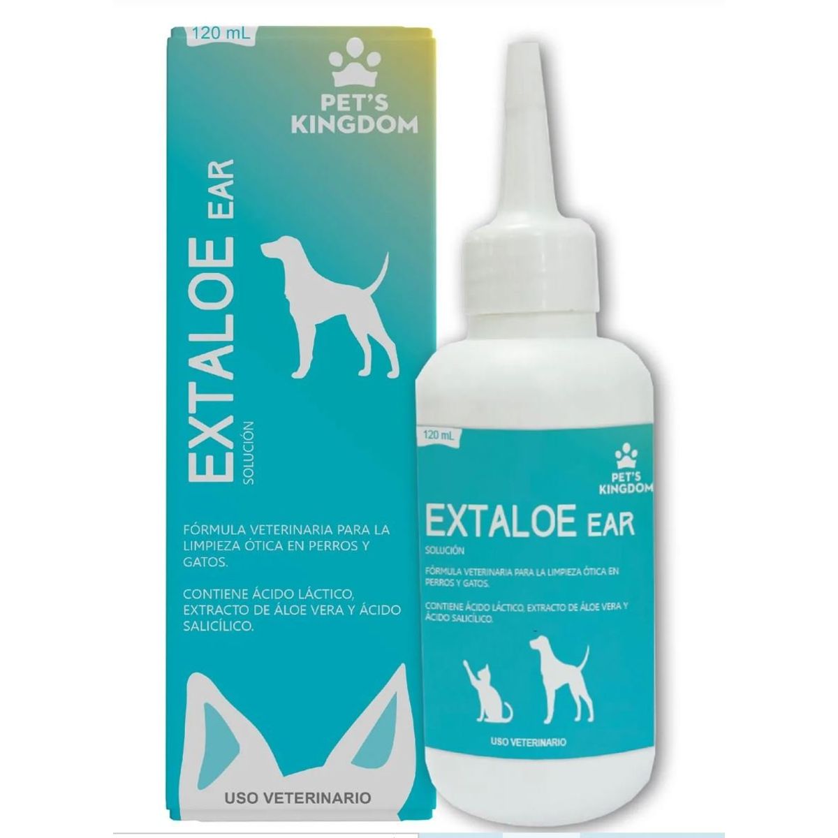 BOEHRINGER INGELHEIM - Solucion Otica Extaloe Ear Perros y Gatos x120ml