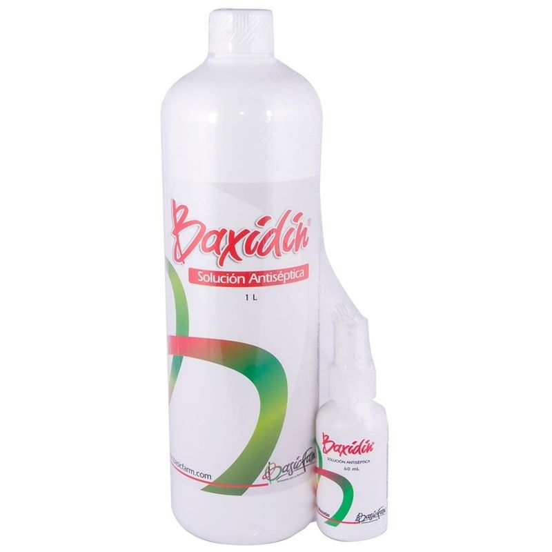 BOEHRINGER INGELHEIM - Baxidin Solución Antiséptica Perros Gatos 60Ml +1Lt