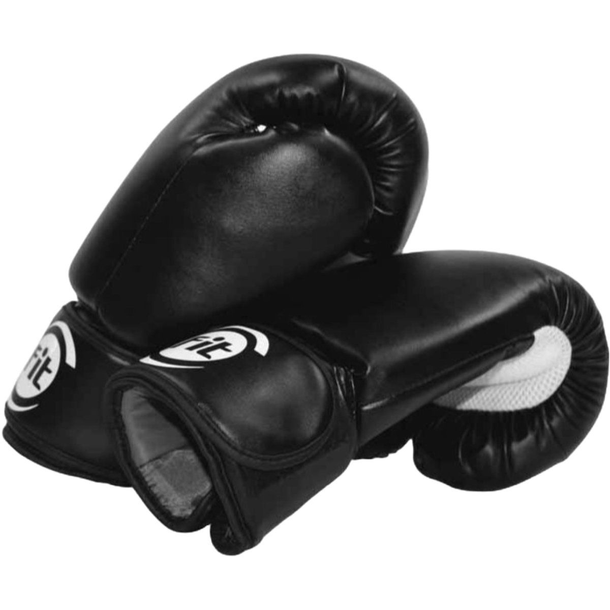 SPORT FITNESS - Guantes Boxeo Fundamentación 14 Oz Sport Fitness Negro