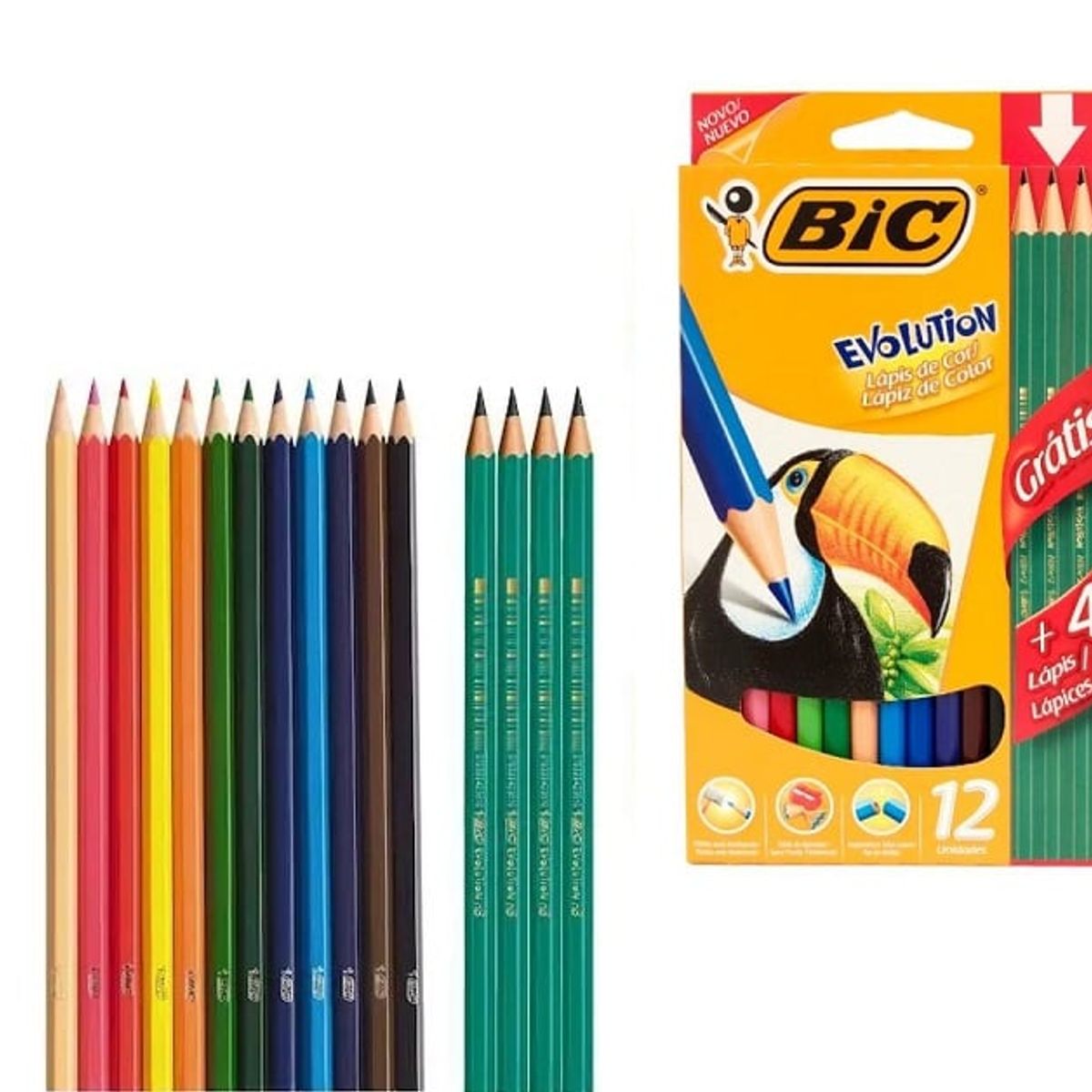 BIC - Colores Bic X 12 +4 Lápices