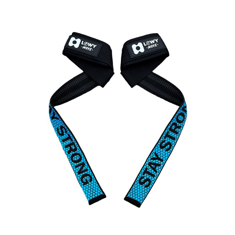 GENERICO - Par Correas Soporte Straps Levantamiento Pesas Gym Gimnasio