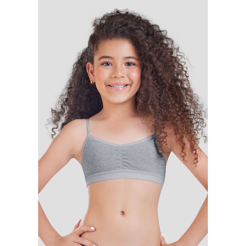 FORMAS INTIMAS - Top Niñas Infantil Gris Jaspe Fi 91542