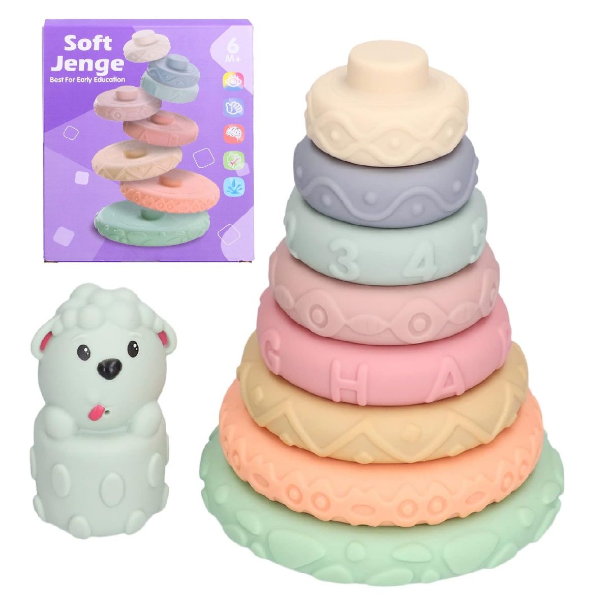 MUNDO BEBE - Juguete Didáctico Aros Para Bebe Niño Niña