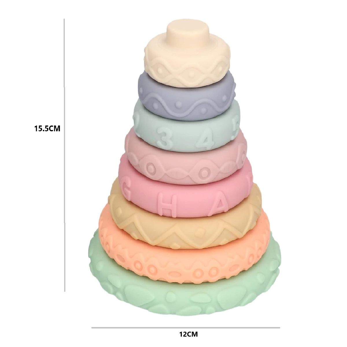 MUNDO BEBE - Juguete Didáctico Aros Para Bebe Niño Niña