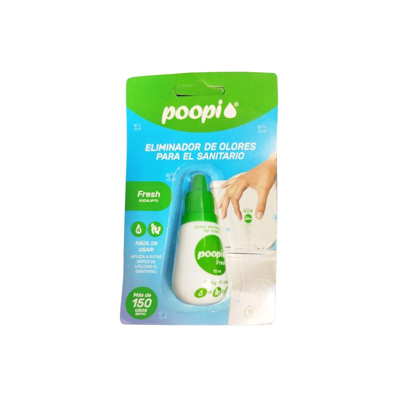 GENERICO - Poopi Eliminador de olores para el sanitario Fresh x 15mL