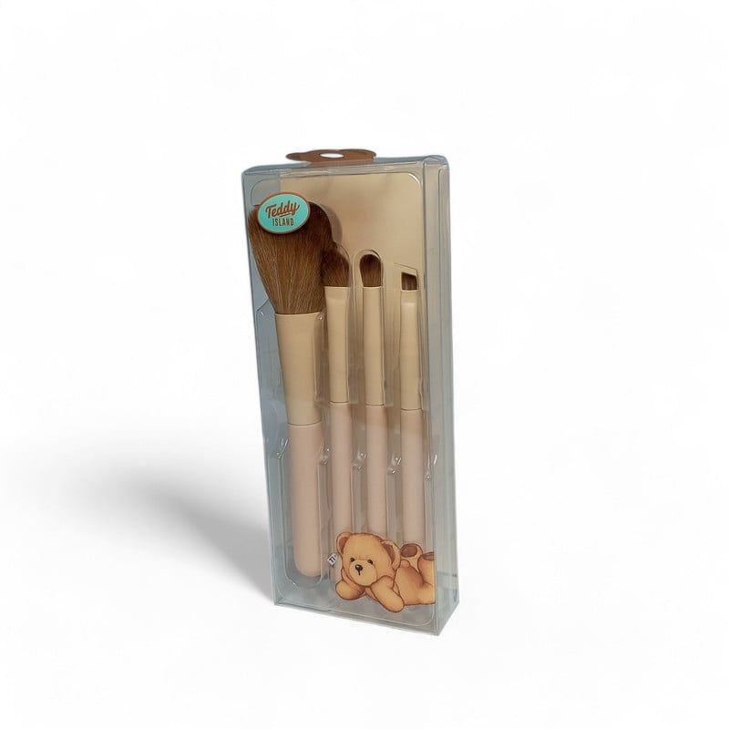YOYOSO - SET DE BROCHAS - 4 UND - TEDDY ISLAND
