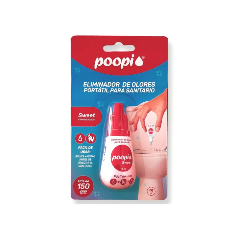 GENERICO - Poopi Eliminador de olores para el sanitario Berries x 15mL