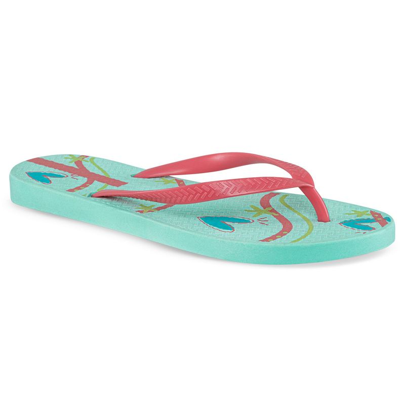 CROYDON - Sandalias Maryam Coral-Verde para Mujer Croydon