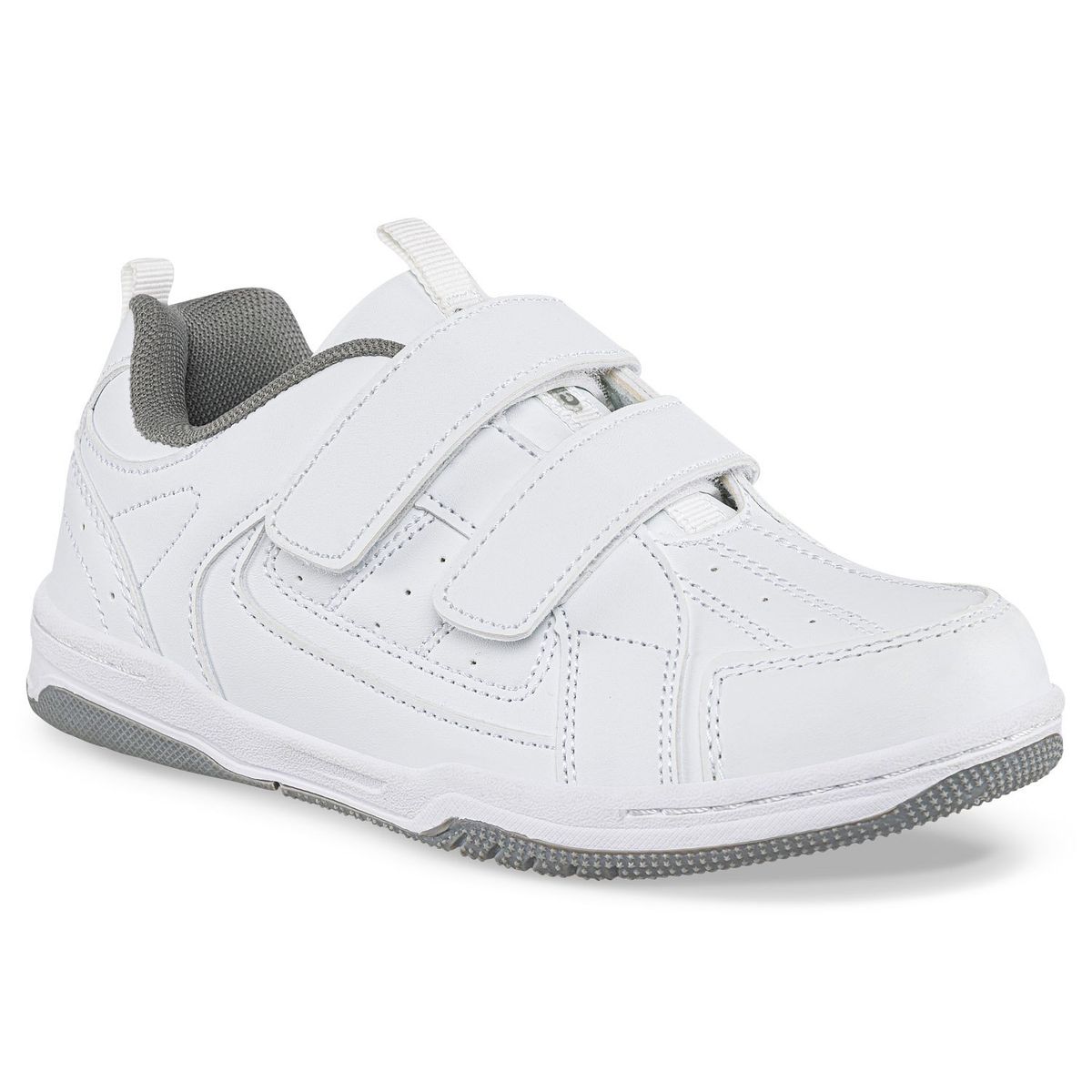 CROYDON - Tenis Colegio Leine V Blanco-Gris Croydon para Niño y Niña