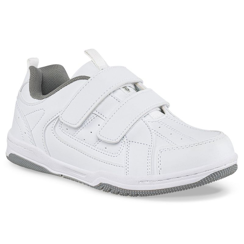 CROYDON - Tenis Colegio Leine V Blanco-Gris para Niño y Niña Croydon