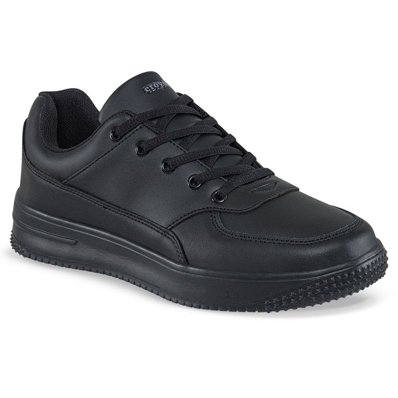 CROYDON - Tenis Colegio Shopir Pro C Negro-Gris Niño y Niña Croydon