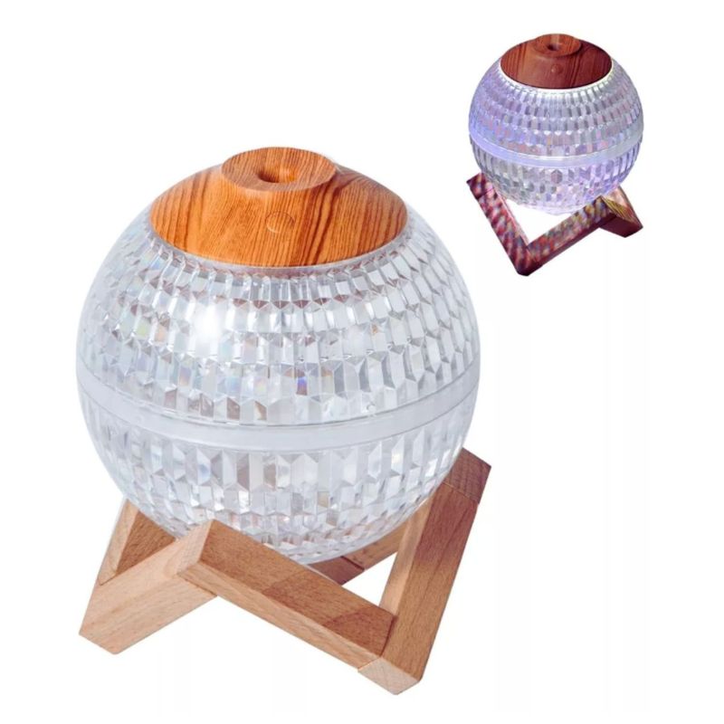 ONE PIXEL - Humidificador Difusor Crystal Ball con Luz Multicolor