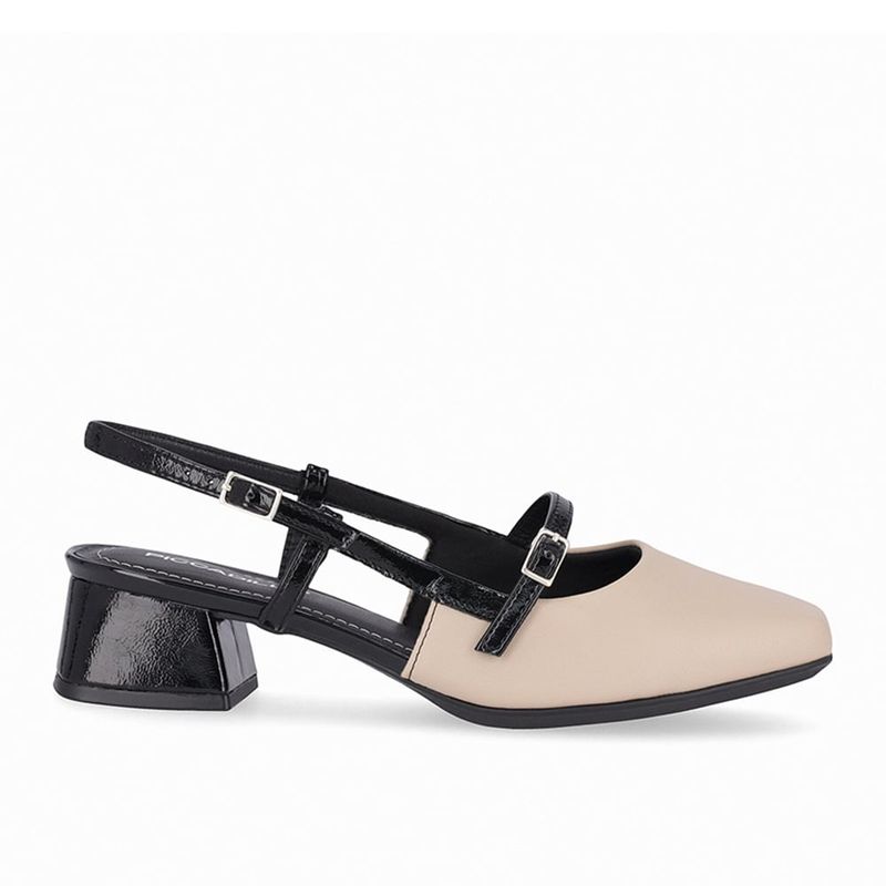 PICCADILLY - Sandalia tacon de Mujer marca PICCADILLY en Color NEGRO BEIGE   SAND