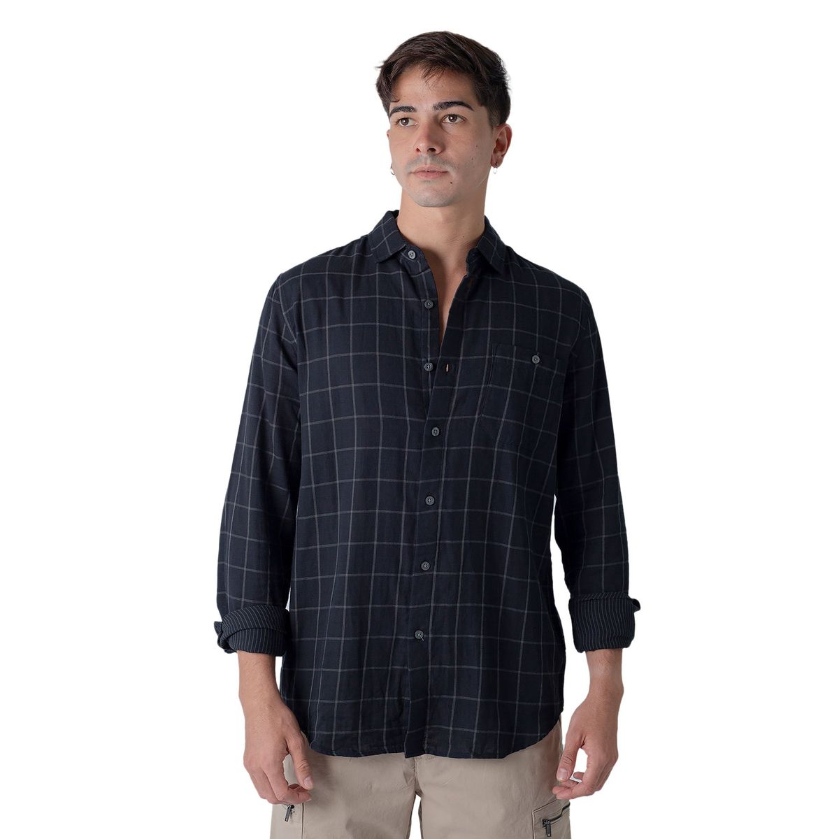 DKNY - Camisa Dkny Original Negro para Hombre