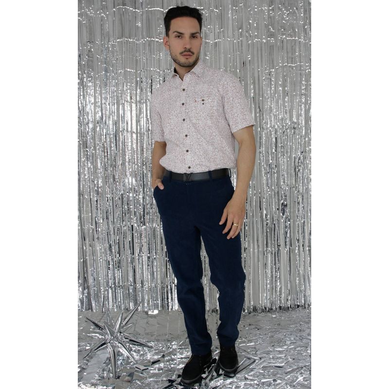 L Y H - Pantalon Para Hombre Azul Marca L&H