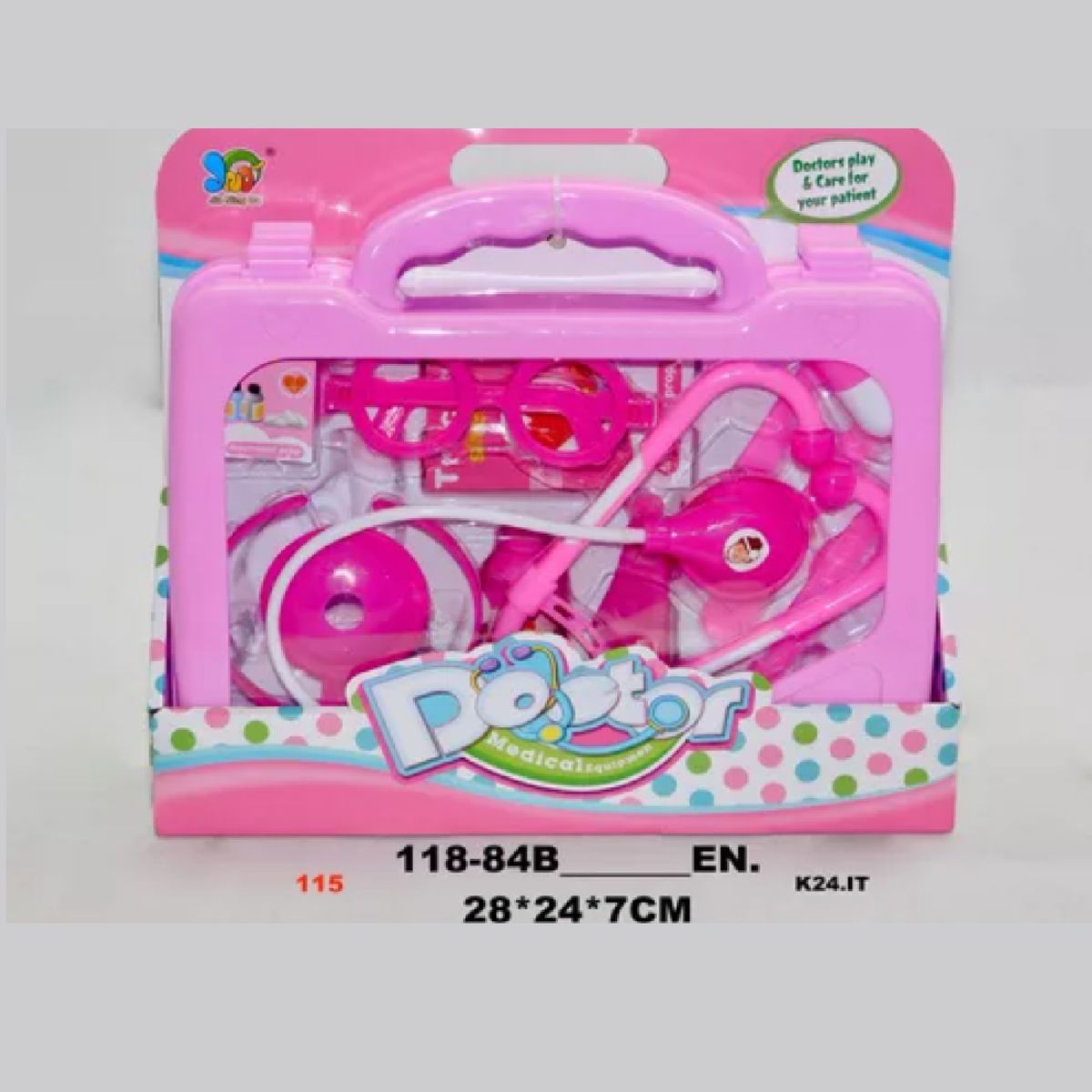 GENERICO - KIT DE JUGUETE MEDICO SET MEDICO DE JUGUETE 118-84B