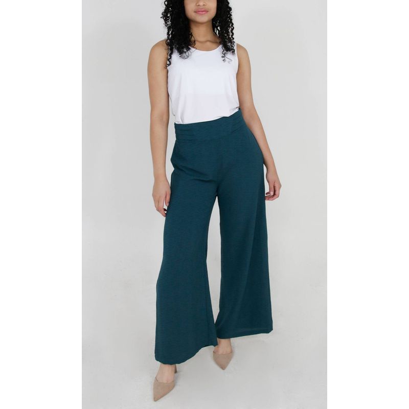 L Y H - Pantalon Para Mujer Khaki Oscuro Marca L&H