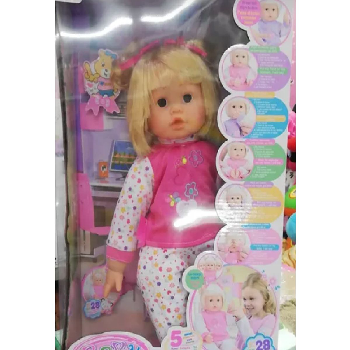 GENERICO - MUÑECA 28 FRASES MUÑECA BEBE XMY8048