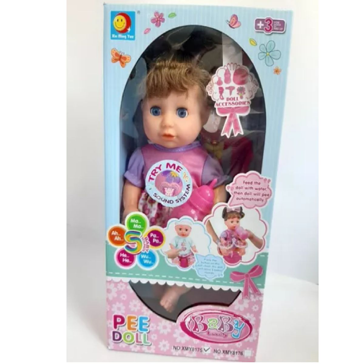 GENERICO - MUÑECA DE BEBE PARA CUIDAR XMY8175