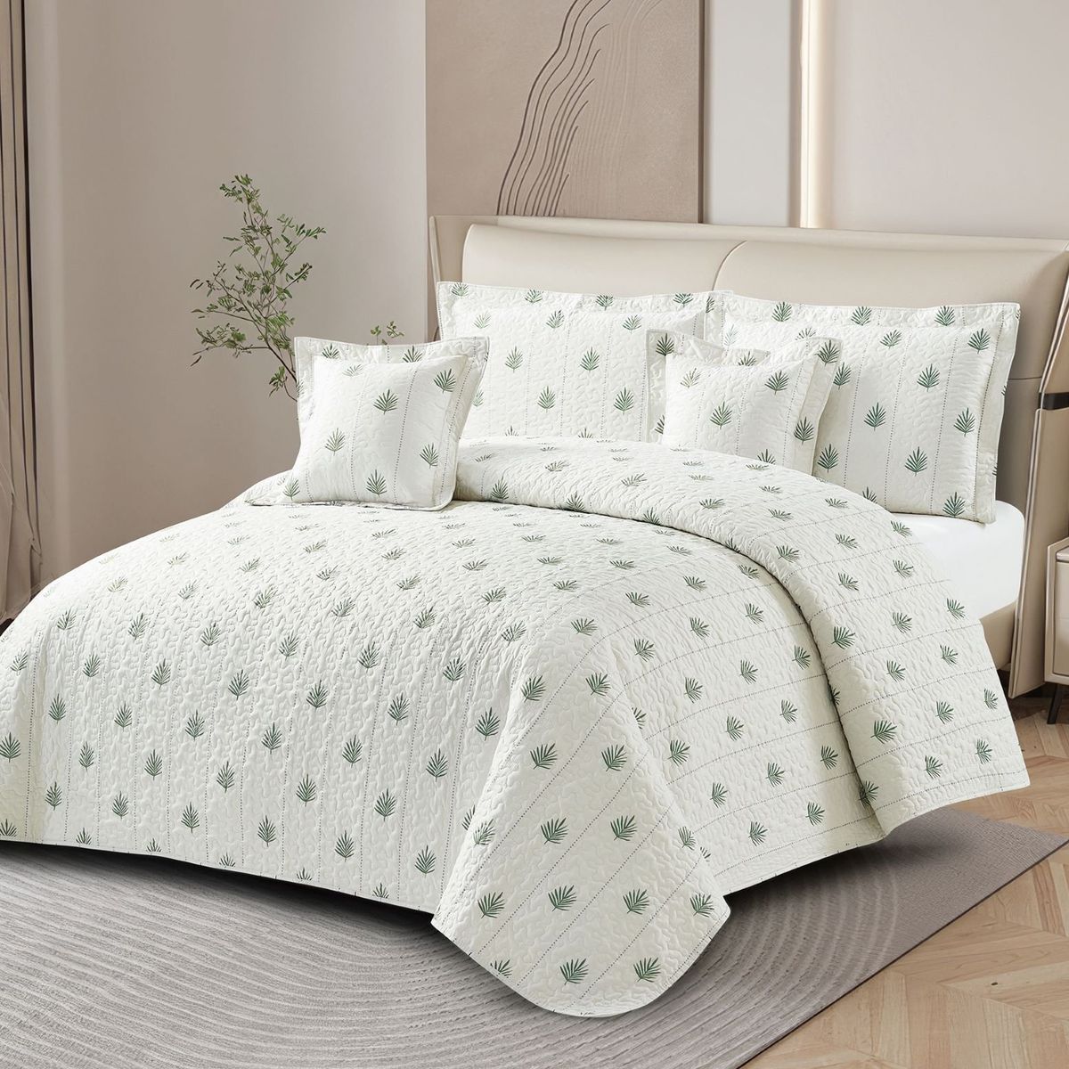 REALTEX - Colcha Real Tex Línea Europea Microfibra Estampada – 6034