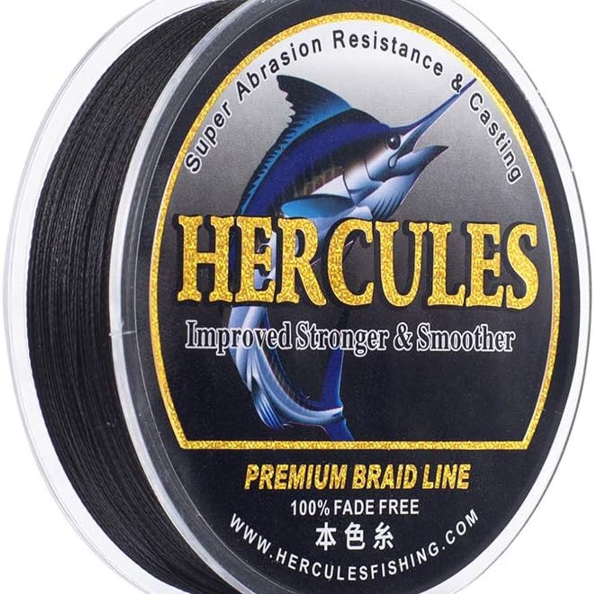 HERCULES - Línea de Pesca Trenzada HERCULES, 6-100lb, 4 Estrands, PE 109-2187Y