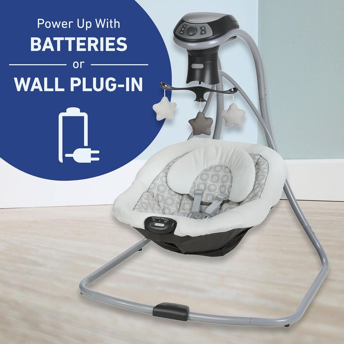 GENERICO - Silla Mecedora Vibradora Y Columpio Graco Abbington