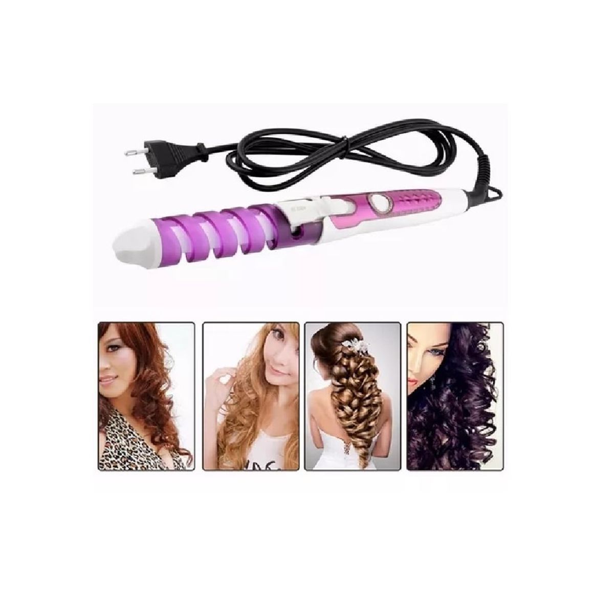 GENERICO - Rizador Nova De Cabello Con Cubierta En Cerámica