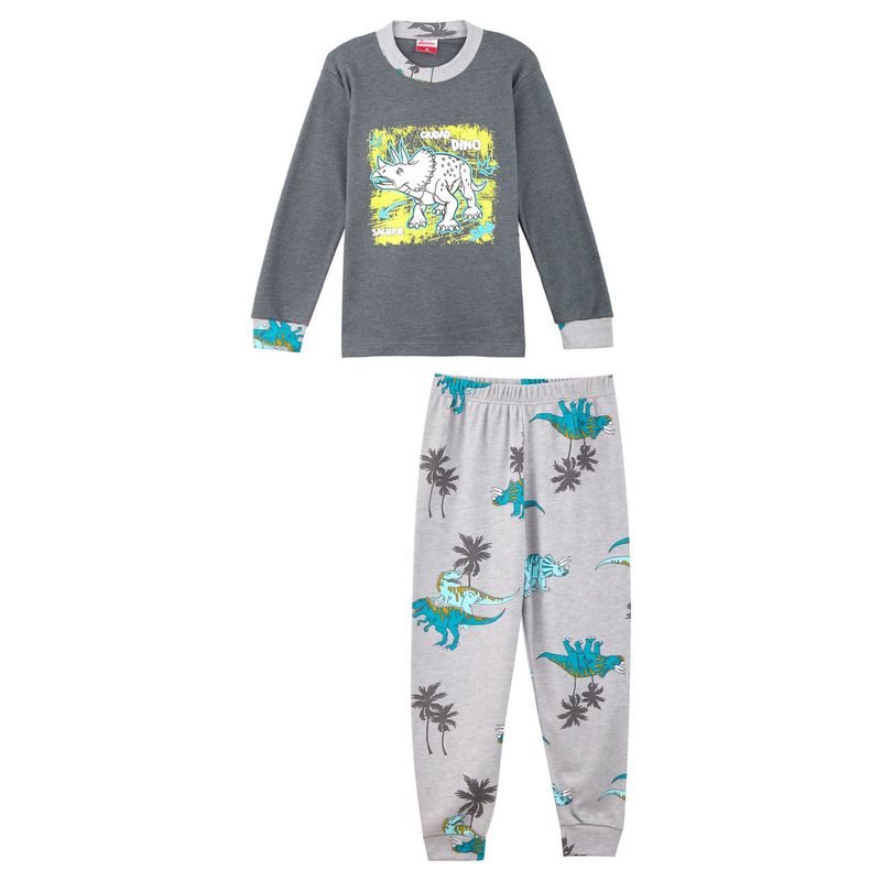 SANTANA - Pijama Niño Mateo Gris Oscuro
