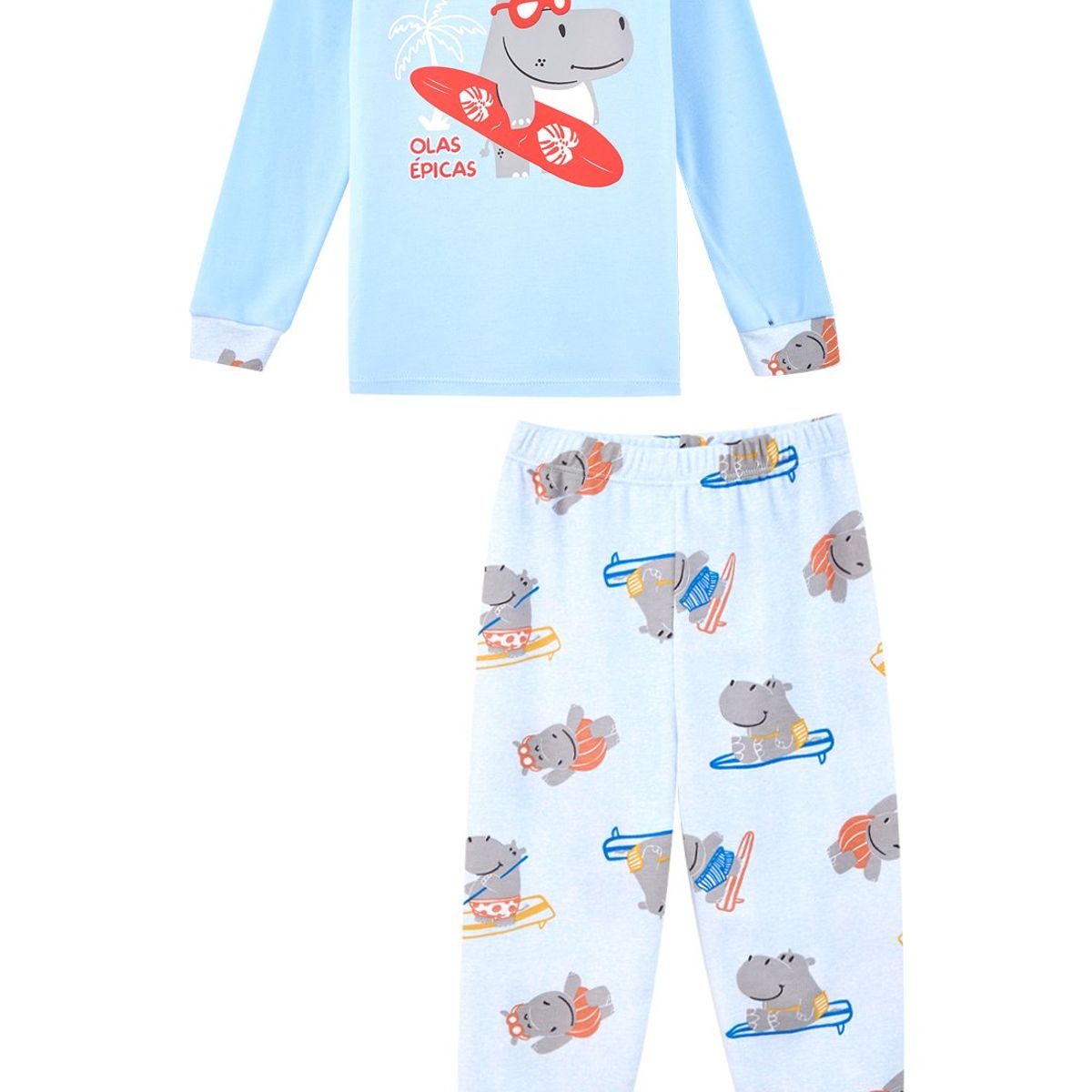 SANTANA - Pijama Niño Mateo Grisáceo