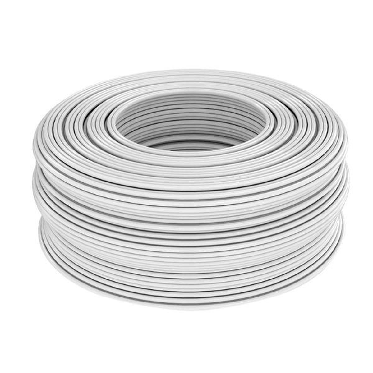 ZER - CABLE DUPLEX 2 X 12 BLANCO 100 METROS ALEACION