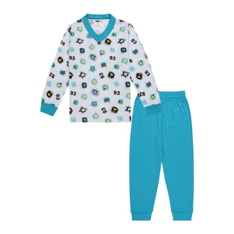 SANTANA - Pijama Niño Mateo Aguamarina