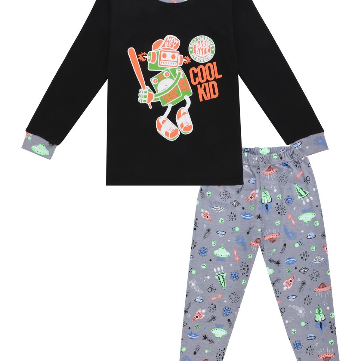 SANTANA - Pijama Niño Mateo Gris Acero