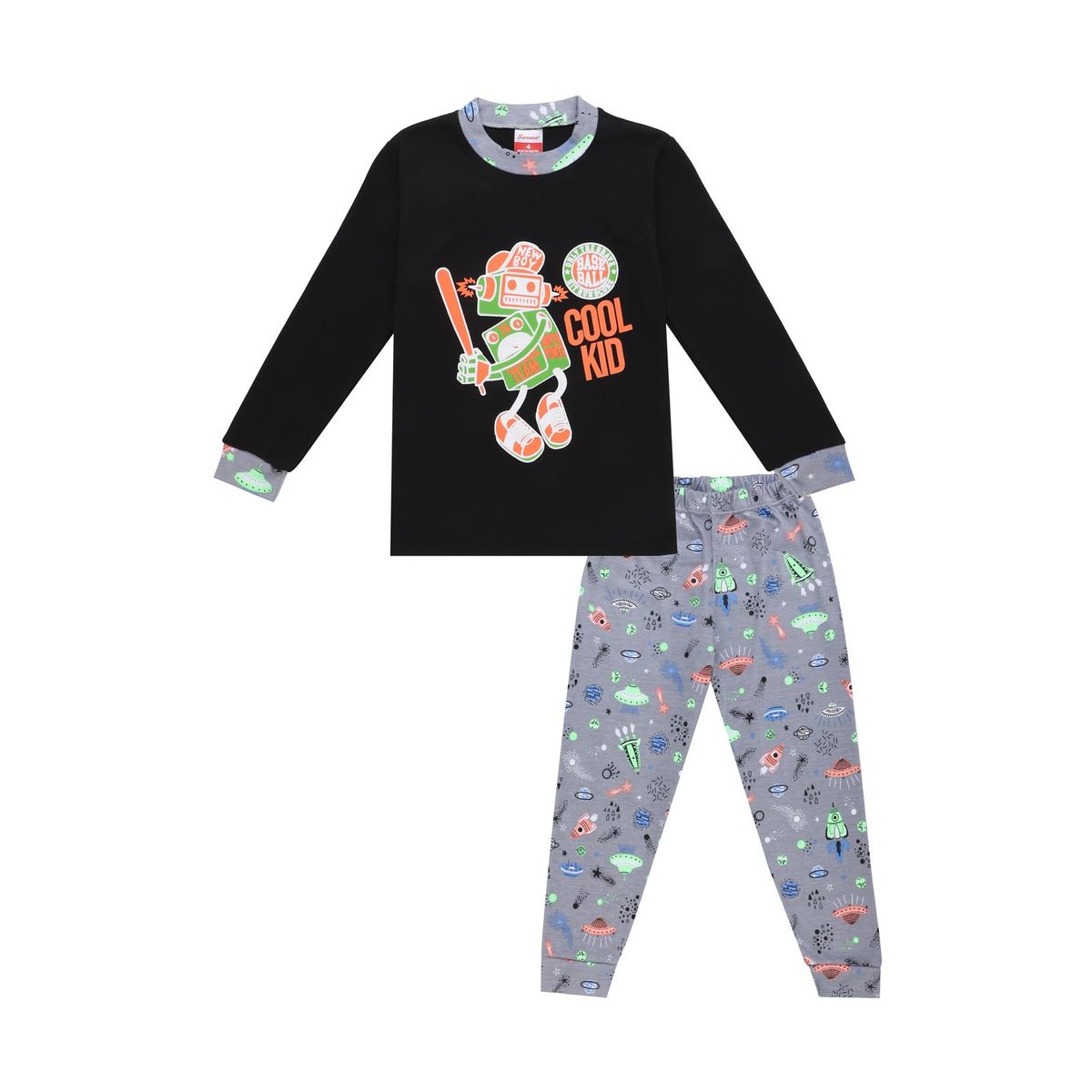 SANTANA - Pijama Niño Mateo Gris Acero