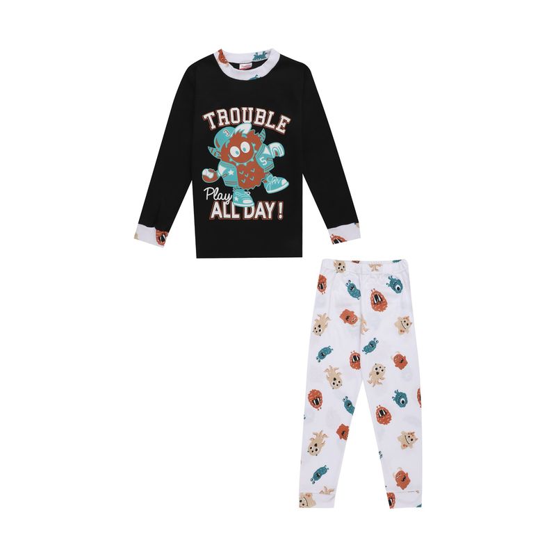 SANTANA - Pijama Niño Mateo Marrón