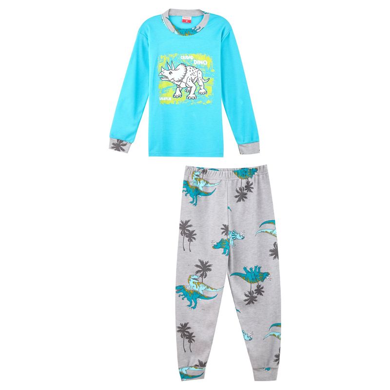 SANTANA - Pijama Niño Mateo Azul Capri