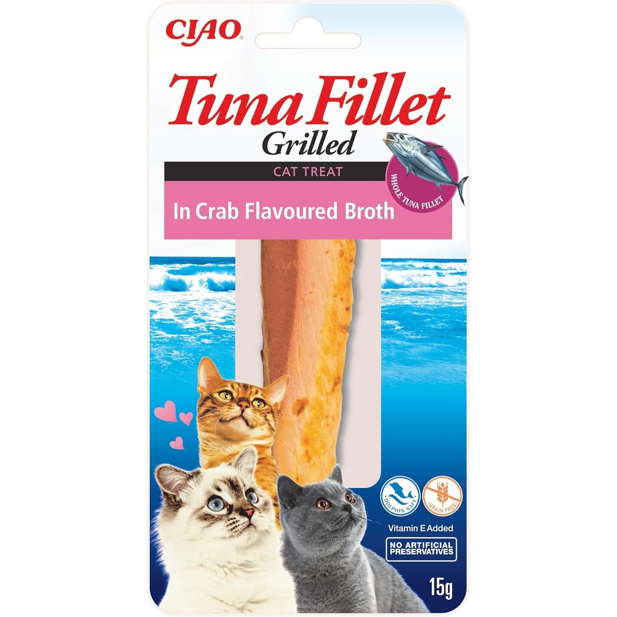 CATLIKE - Inaba Cat Snack Grilled Tuna Fillet In Crab Flavored Broth