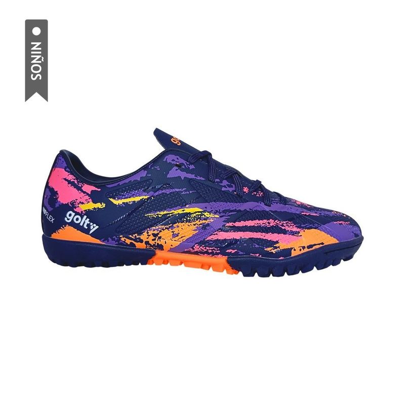 GOLTY - Zapatilla Golty Turf Formacion Bio Flex Niño-Purpura