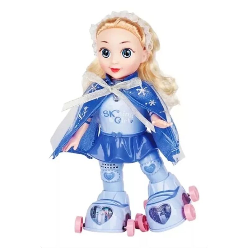 GENERICO - Muñeca patinadora luces y sonido juguete  niñas