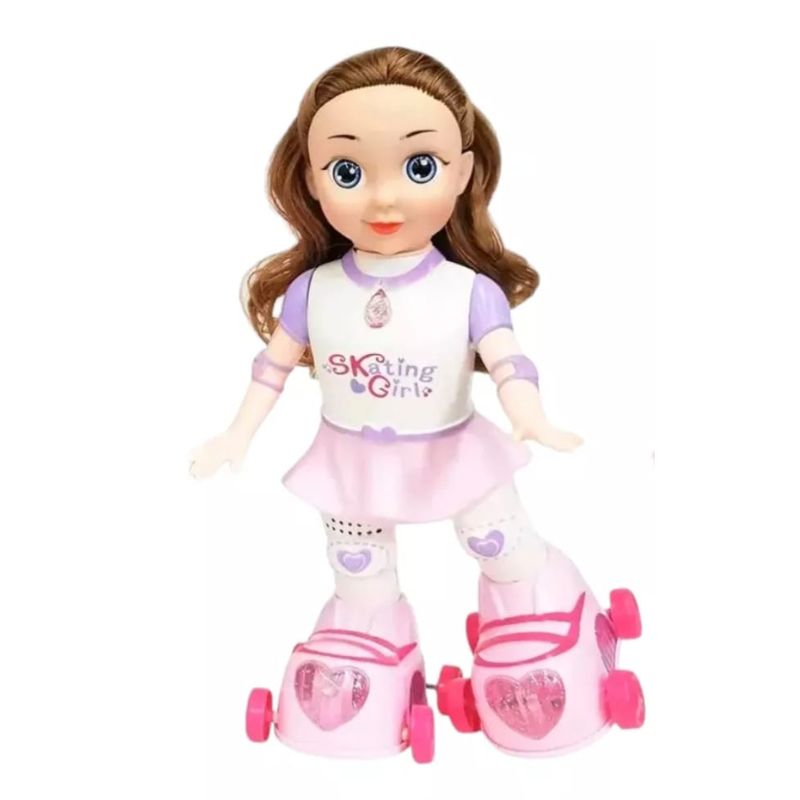 GENERICO - Muñeca patinadora luces y sonido juguete  niñas