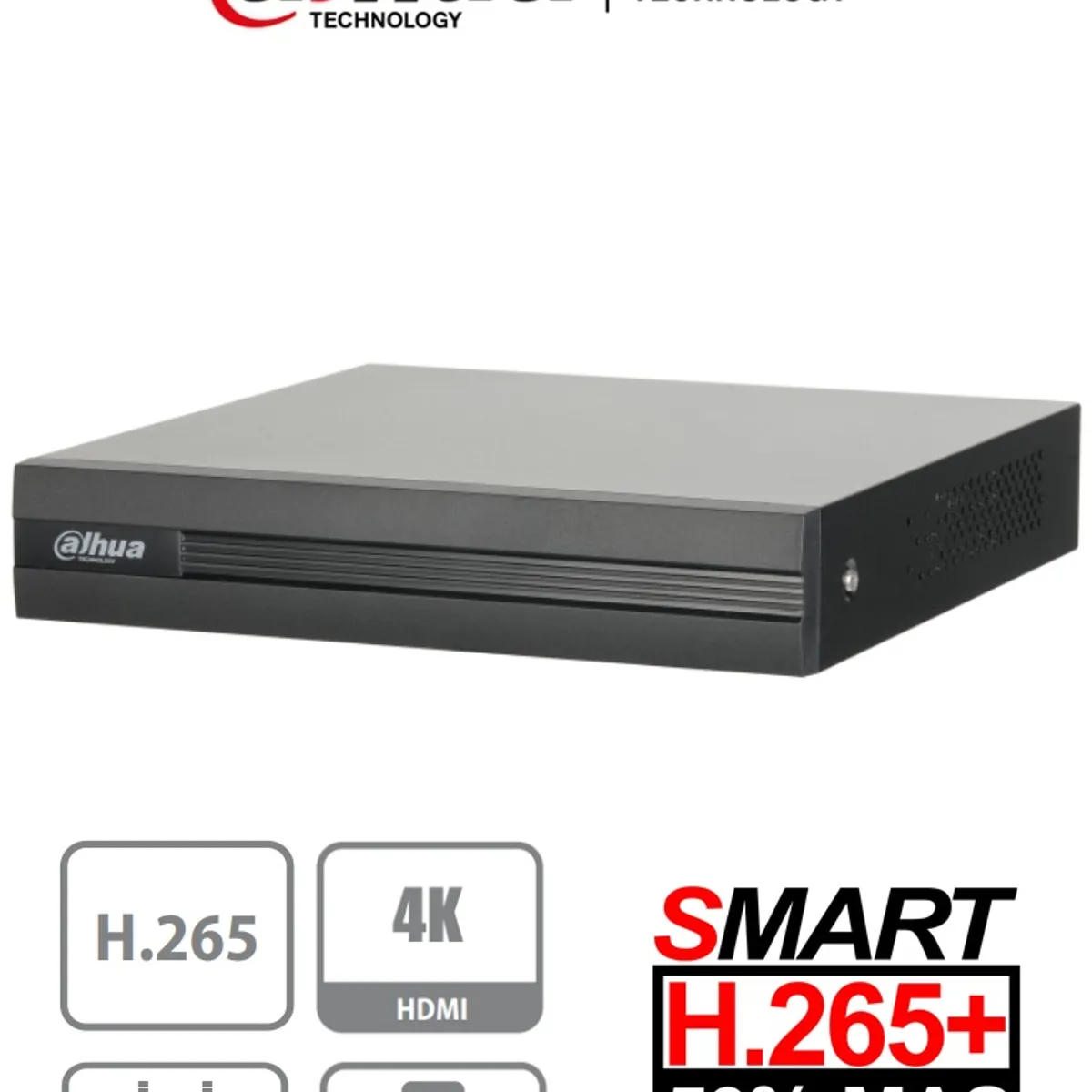 DAHUA - DVR DE 16 CANALES 1080P REALES GRABA HASTA 5 MEGAPIXELES LITE HDMI