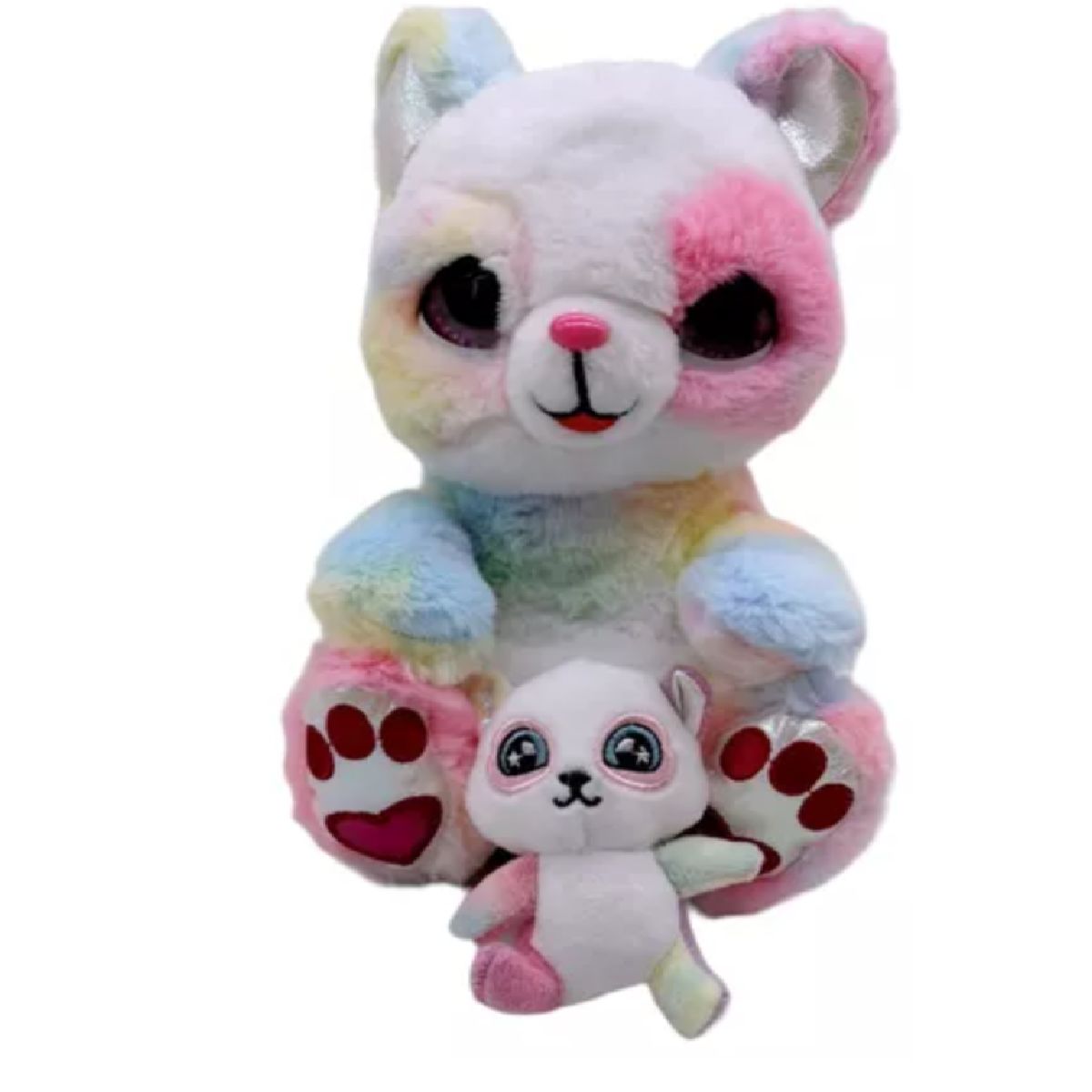 GENERICO - OSO ARCOIRIS MUSICAL CON OSO BEBE MIC-5963